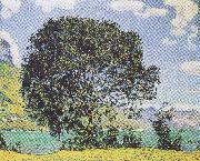 Ferdinand Hodler, Baum am Brienzersee vom Bodeli aus